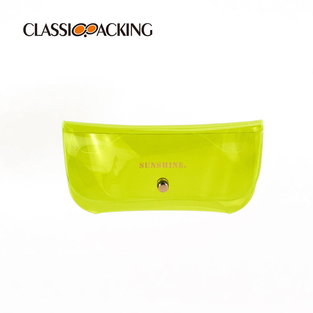 Étui à lunettes transparent en PVC – Voyage & Protection