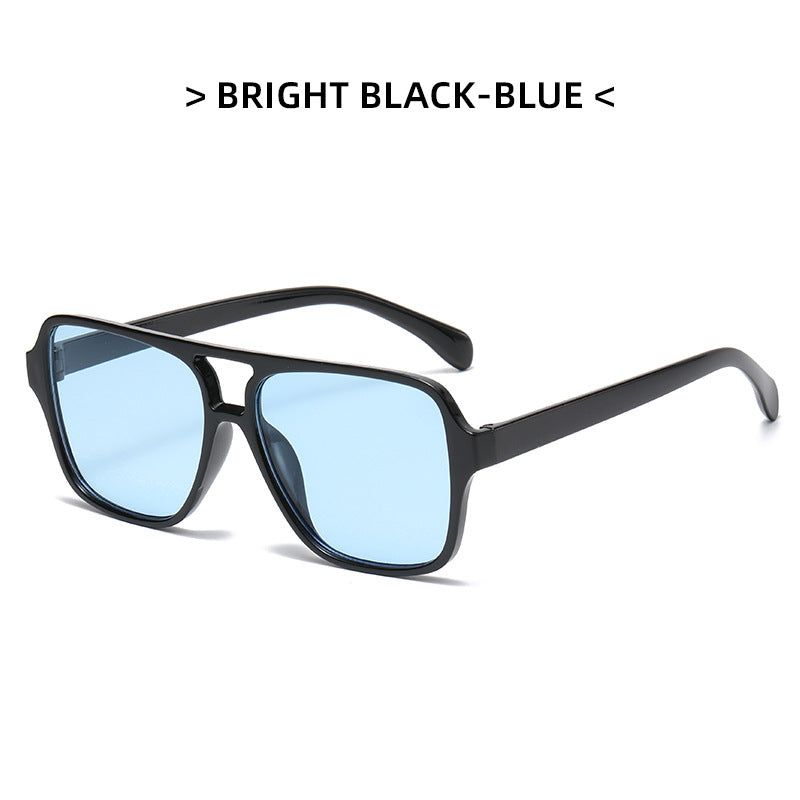 Lunettes carrées double pont style coréen