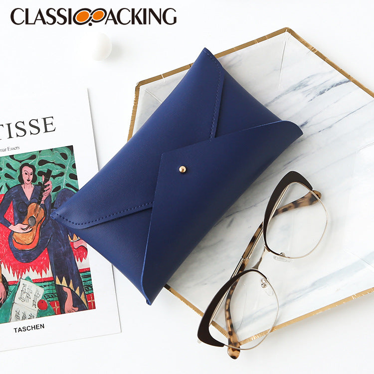 Pochette à lunettes en cuir PU – Style Tendance