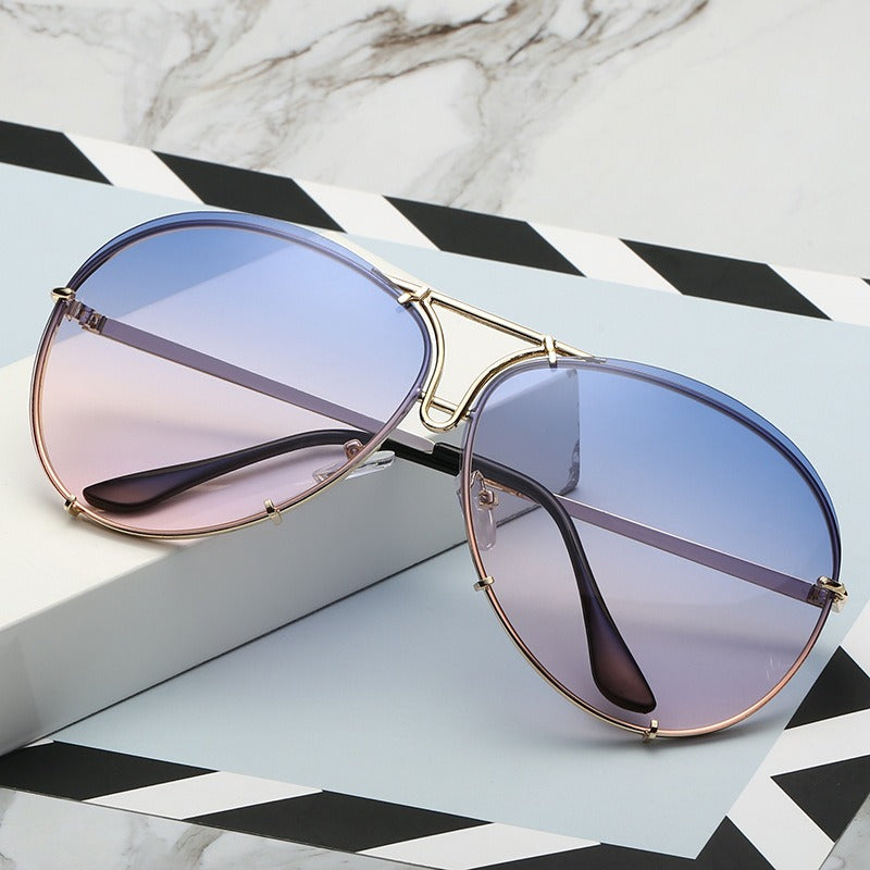 Lunettes de soleil ocean grand cadre rétro – Mixte | LamyHome