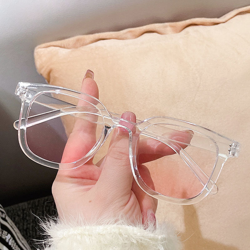 Lunettes irrégulières rose blush – Tendance