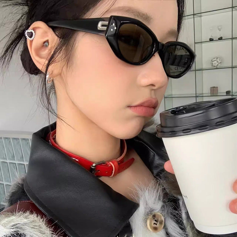 Lunettes petit cadre cloutées – Style Spicy Girl