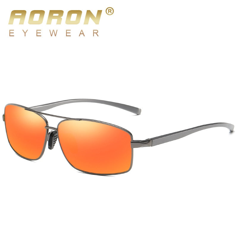 Lunettes de soleil pilote polarisées rétro aluminium – Homme | LamyHome