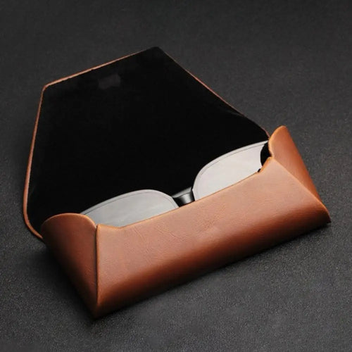 Étui à lunettes minimaliste en PU – Résistant à la pression