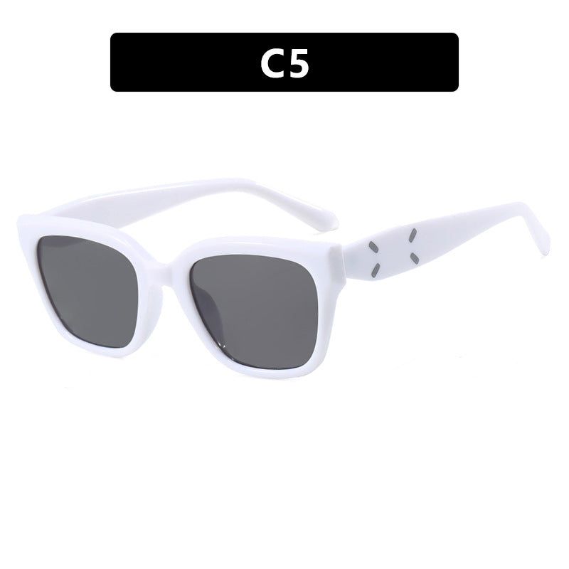 Lunettes de soleil œil de chat carré rétro – UV | Femme