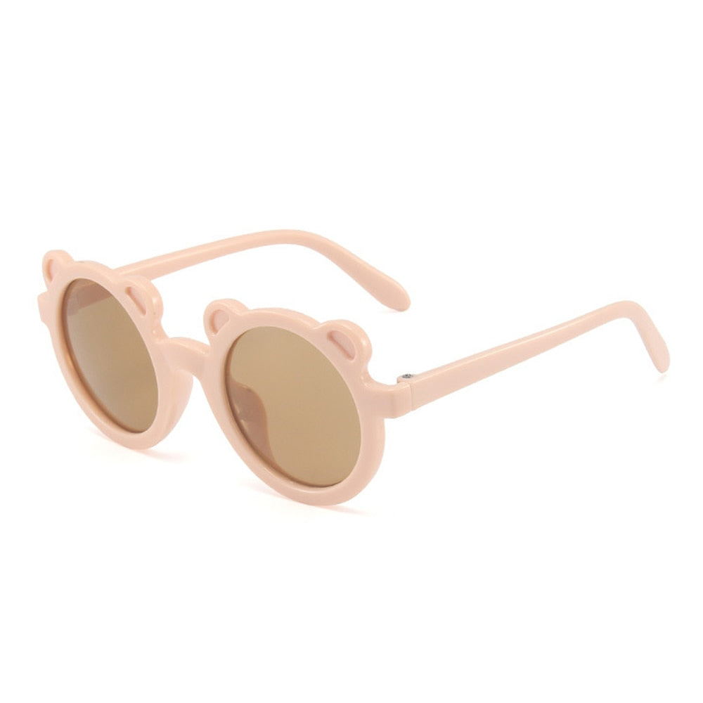 Lunettes de soleil enfant – Ours cartoon rondes UV