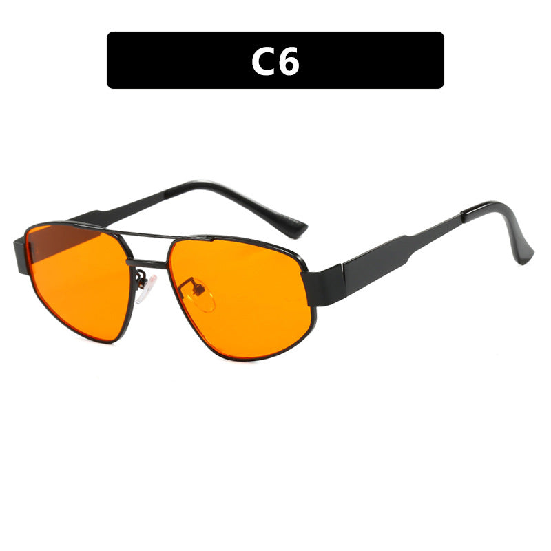 Lunettes de soleil double pont métal protection UV – Femme | LamyHome