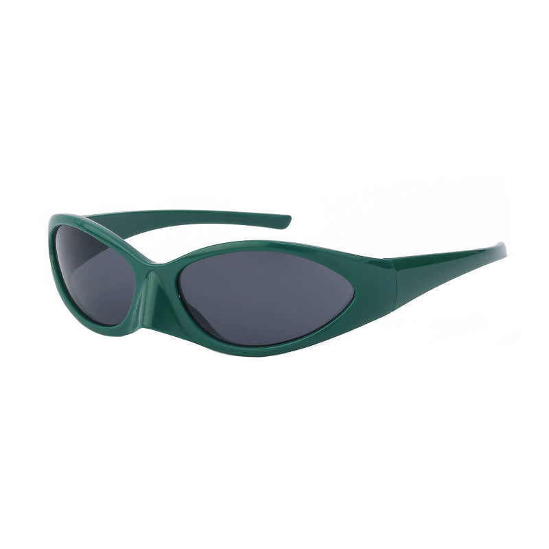 Lunettes de soleil steampunk petit cadre anti-UV – Cyclisme | Femme