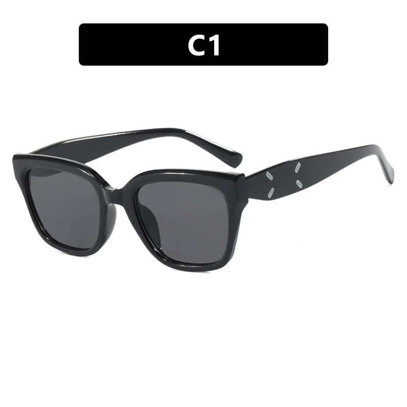 Lunettes de soleil œil de chat carré rétro – UV | Femme