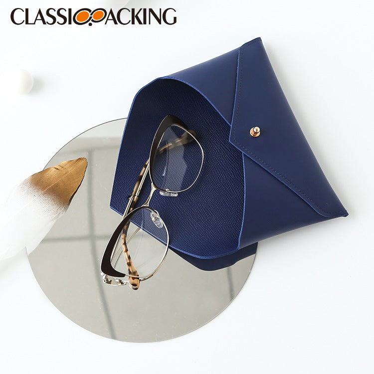 Pochette à lunettes en cuir PU – Style Tendance