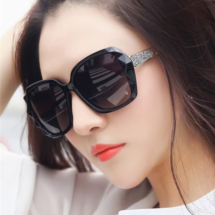 Lunettes surdimensionnées conduite UV400 – Femme