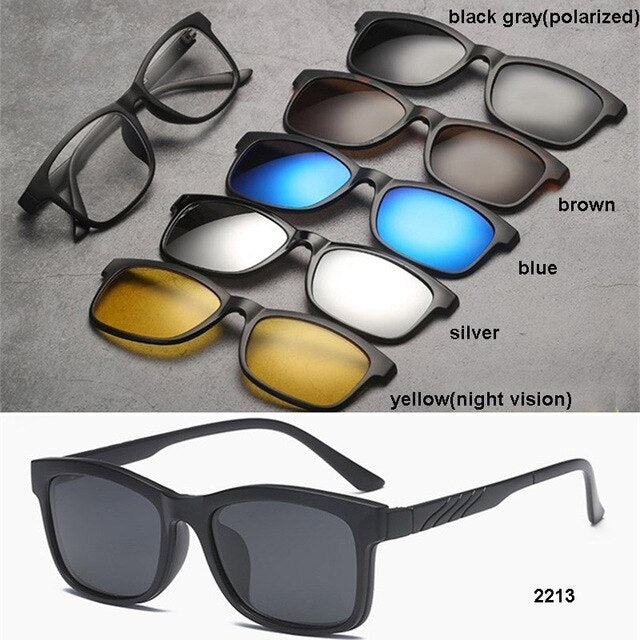 Lunettes de soleil magnétiques 5 verres interchangeables – Mixte | LamyHome