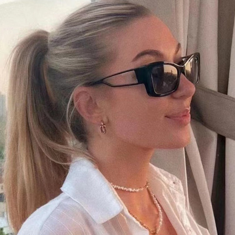 Lunettes de soleil œil de chat ajourées style rétro – Mixte | LamyHome