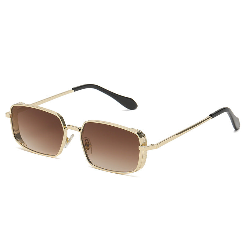 Lunettes de soleil carrées punk métal style Ins – Mixte | LamyHome