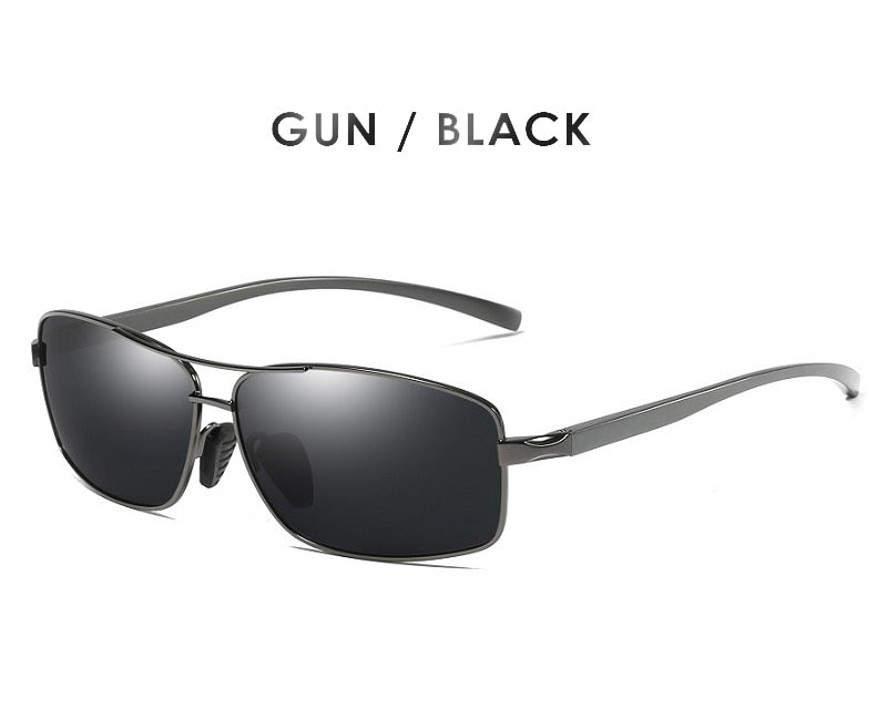Lunettes de soleil pilote polarisées rétro aluminium – Homme | LamyHome