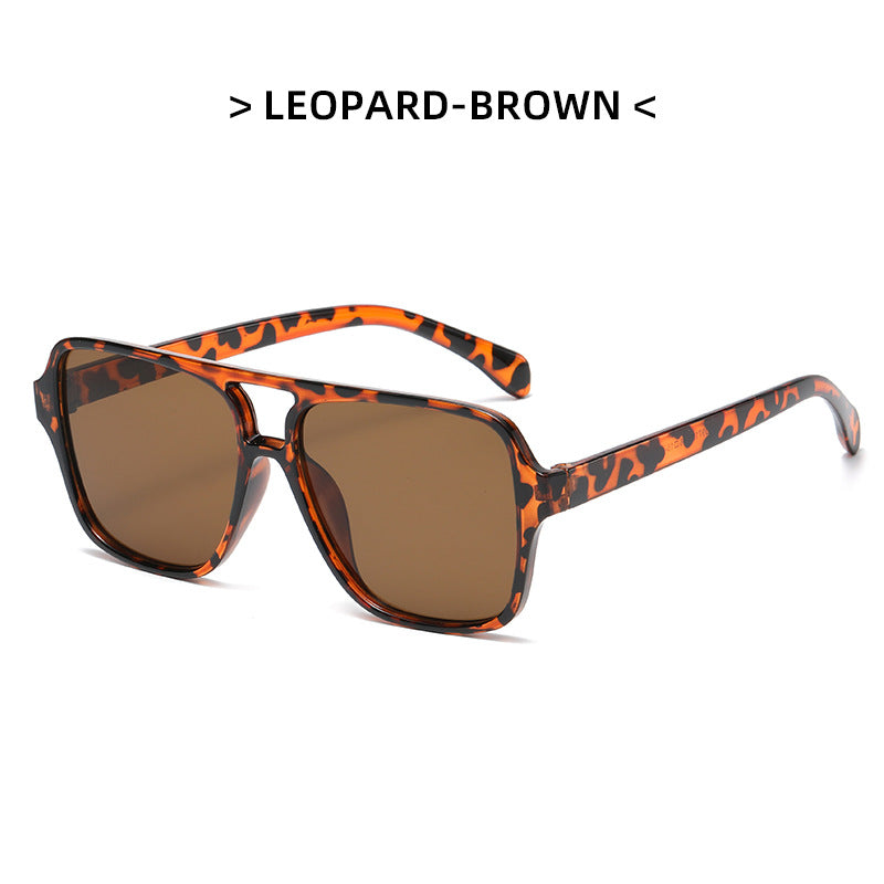 Lunettes carrées double pont style coréen