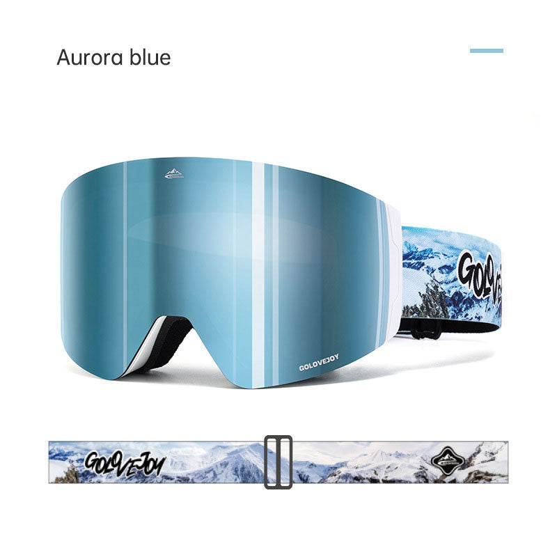 Masque de ski magnétique anti-buée verres interchangeables – Unisexe | LamyHome