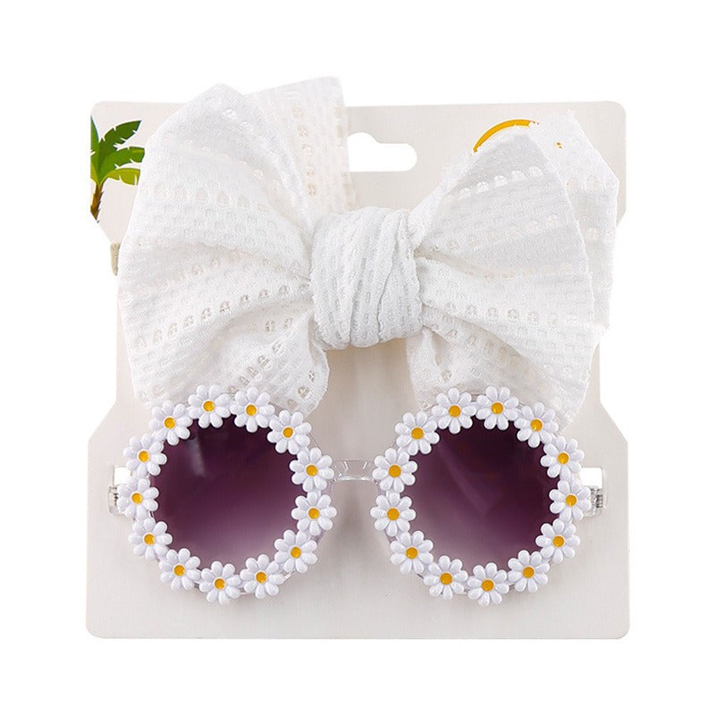 Lunettes de soleil bébé – Bandeau & Visière assortis