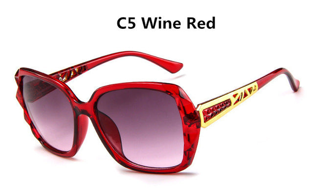 Lunettes surdimensionnées conduite UV400 – Femme