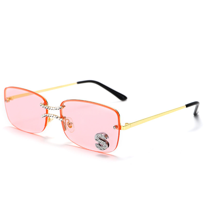 Lunettes de soleil carrées double pont sans monture style Hip-Hop – Mixte | LamyHome