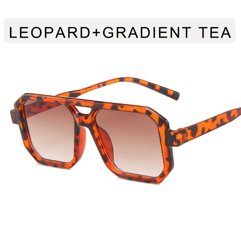 Lunettes carrées minimalistes double pont