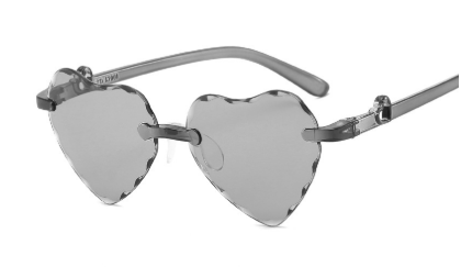 Lunettes de soleil enfant – Cœur rose rétro UV400