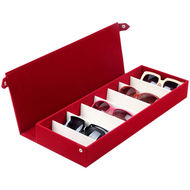Organisateur à lunettes 8 emplacements – Rangement Rectangulaire