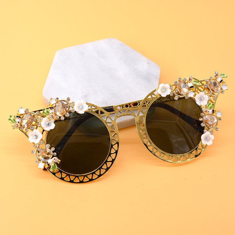 Lunettes de soleil pliables style Baroque – Tendance | Femme