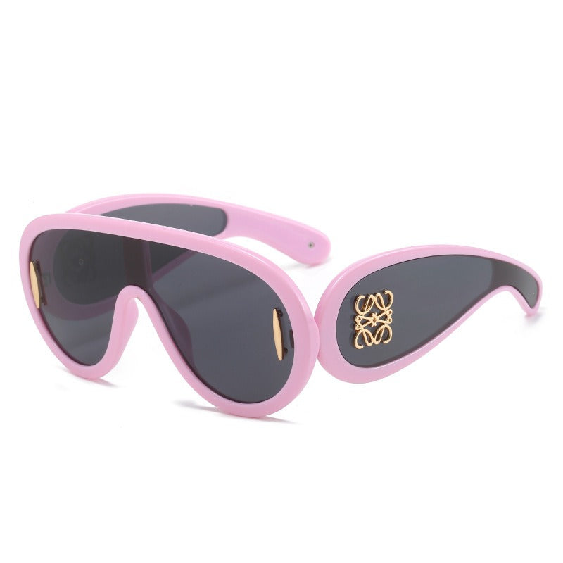 Lunettes de soleil grand cadre intégré œil de chat – Mixte | LamyHome