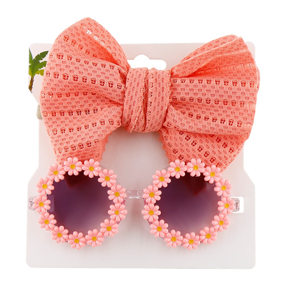 Lunettes de soleil bébé – Bandeau & Visière assortis