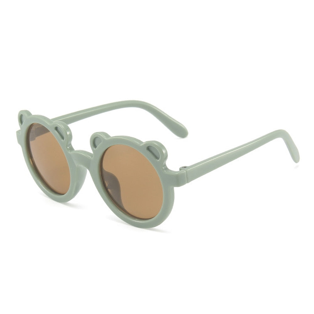 Lunettes de soleil enfant – Ours cartoon rondes UV