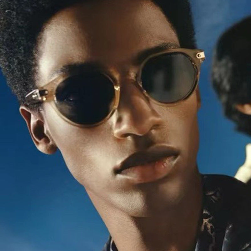 Lunettes de soleil rondes rétro street style – Homme | LamyHome