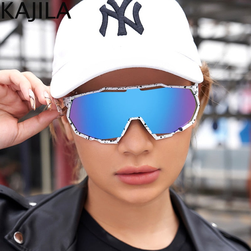 Lunettes de soleil oversize UV400 luxe – Femme | LamyHome