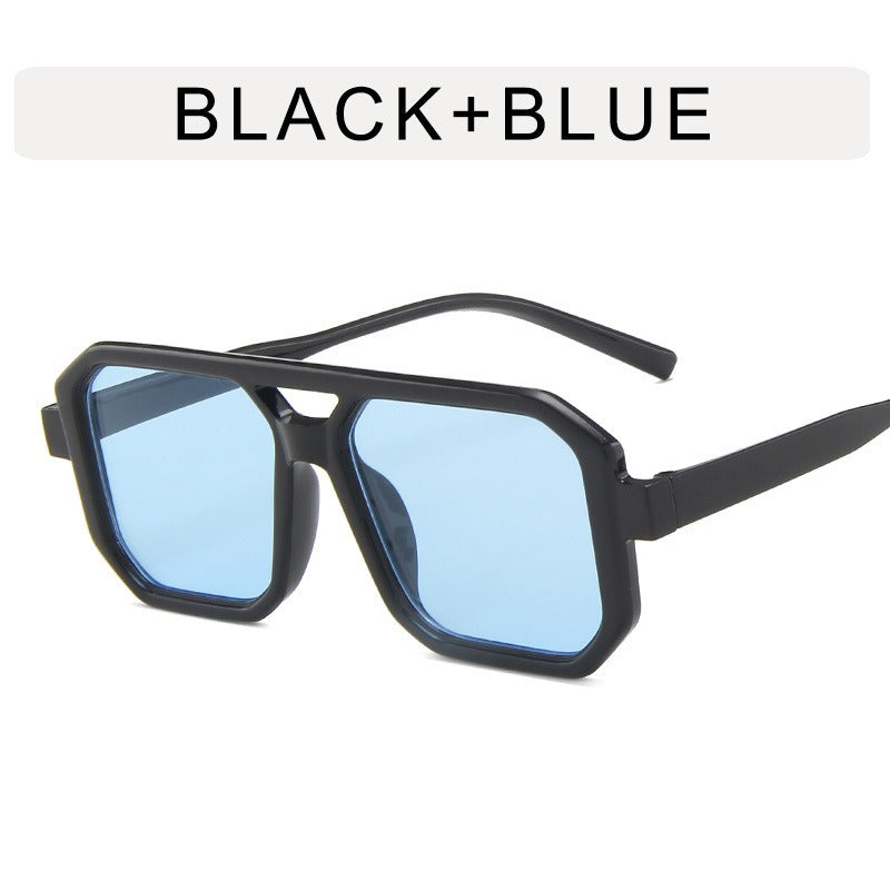 Lunettes carrées minimalistes double pont