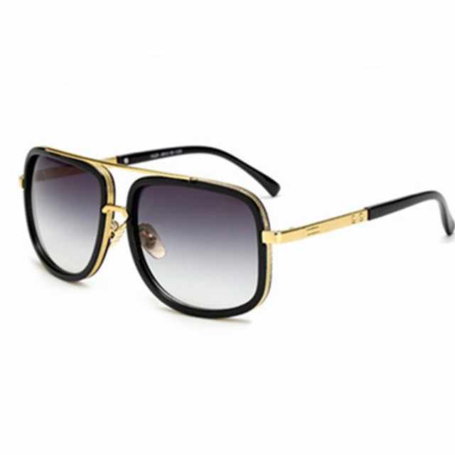 Lunettes de soleil carrées pilote miroir anti-reflet UV400 – Mixte | LamyHome