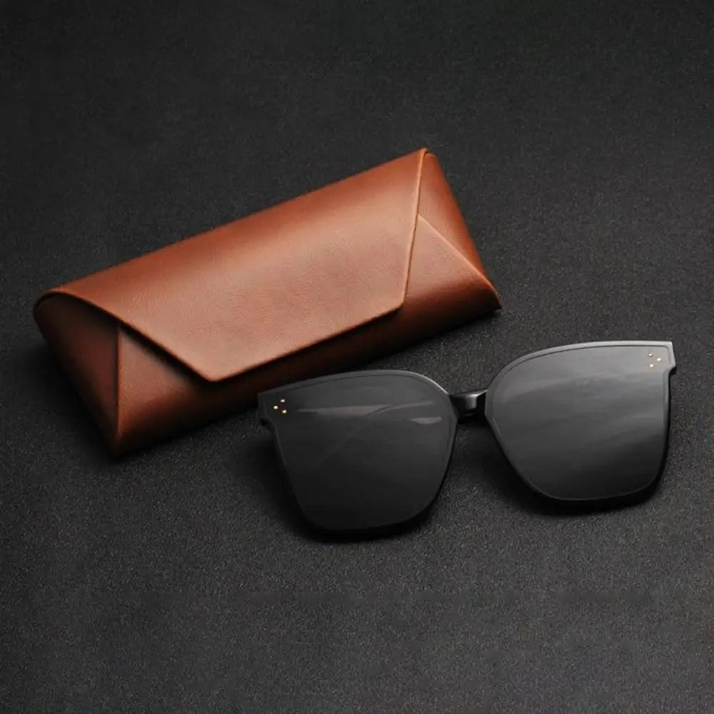 Étui à lunettes minimaliste en PU – Résistant à la pression