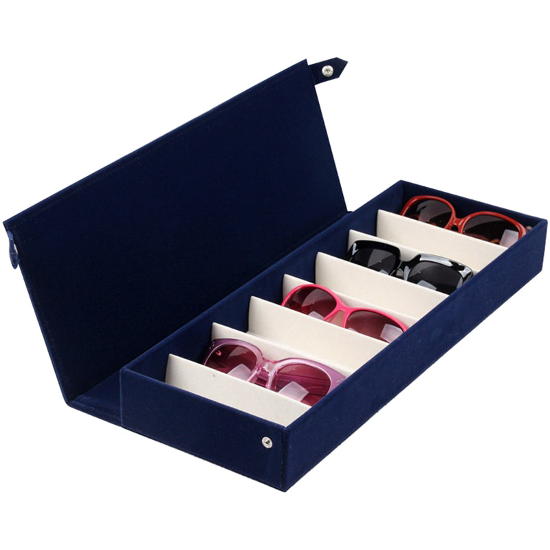 Organisateur à lunettes 8 emplacements – Rangement Rectangulaire
