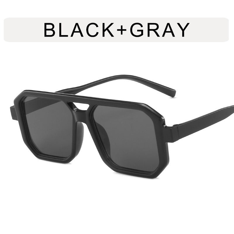 Lunettes carrées minimalistes double pont