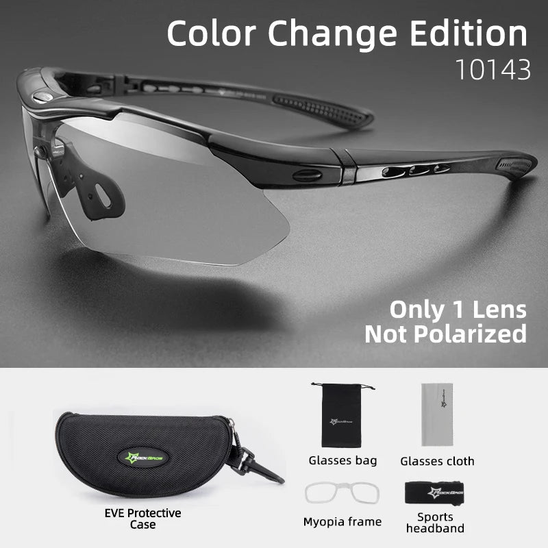 Lunettes de cyclisme 5 verres interchangeables UV400 | LamyHome