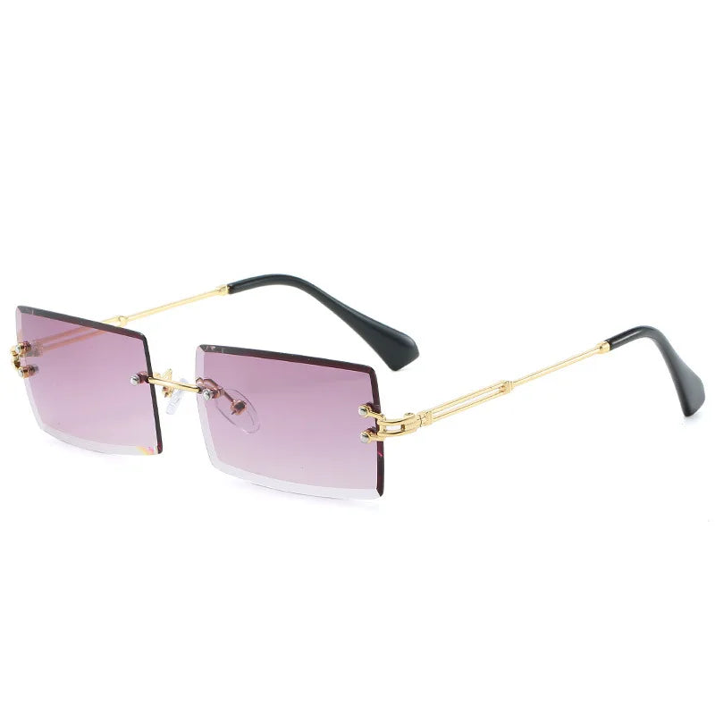 Lunettes de soleil rectangulaires sans monture minimalistes – Femme | LamyHome