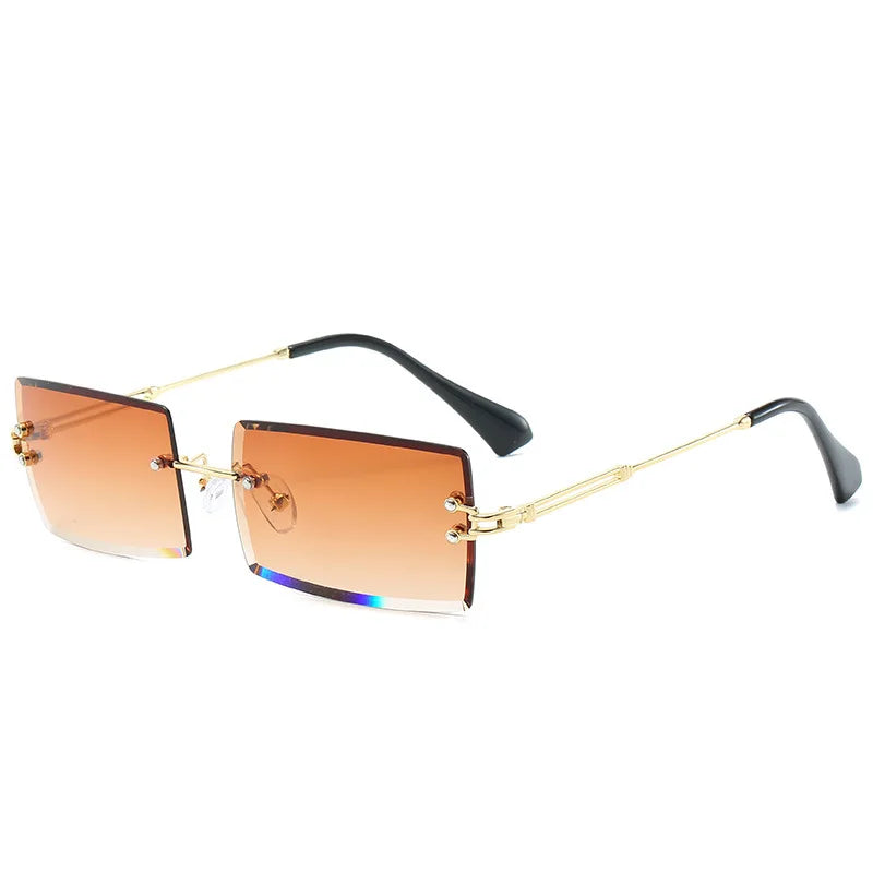 Lunettes de soleil rectangulaires sans monture minimalistes – Femme | LamyHome