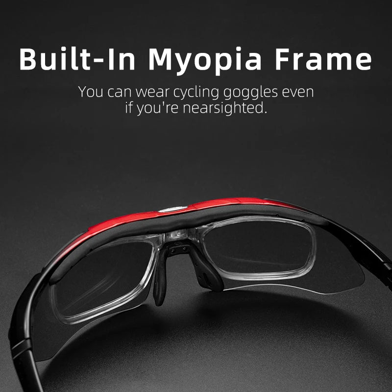 Lunettes de cyclisme 5 verres interchangeables UV400 | LamyHome