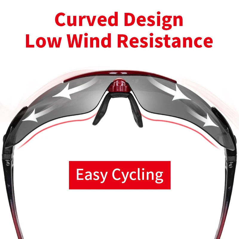 Lunettes de cyclisme 5 verres interchangeables UV400 | LamyHome