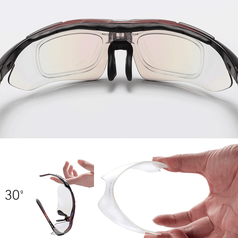 Lunettes de cyclisme 5 verres interchangeables UV400 | LamyHome