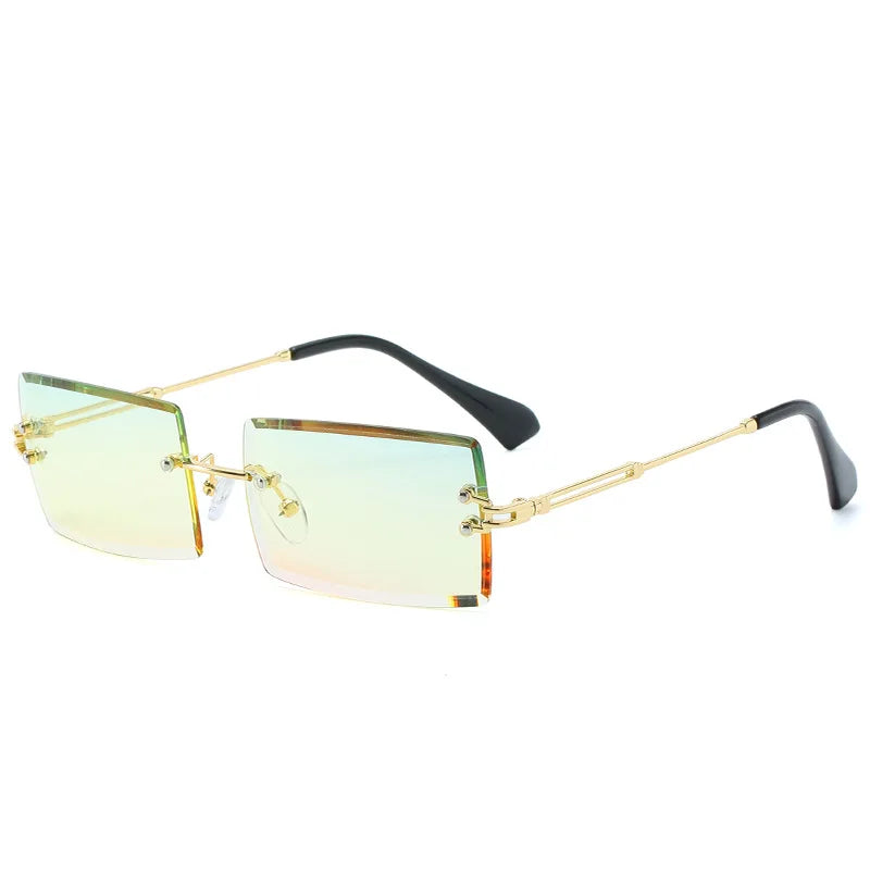 Lunettes de soleil rectangulaires sans monture minimalistes – Femme | LamyHome