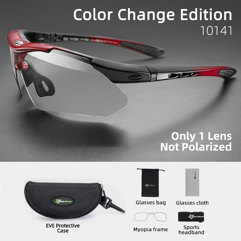 Lunettes de cyclisme 5 verres interchangeables UV400 | LamyHome