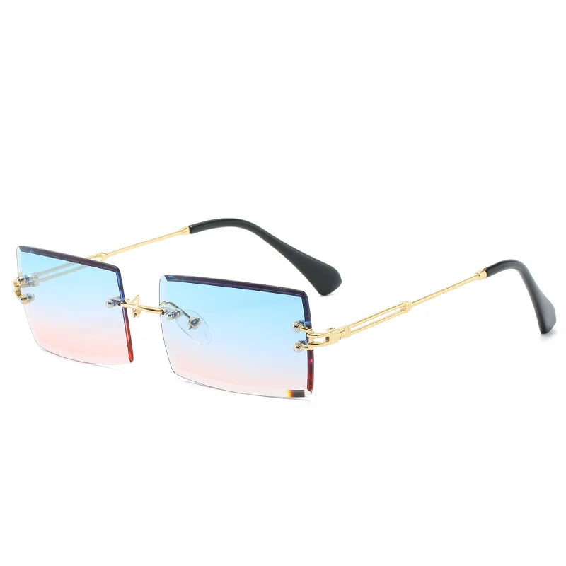 Lunettes de soleil rectangulaires sans monture minimalistes – Femme | LamyHome